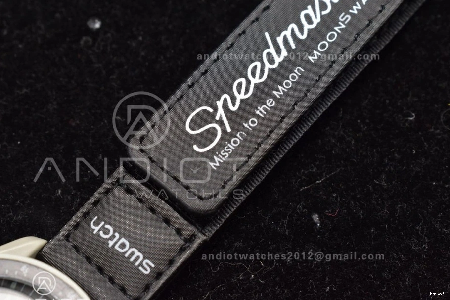 Bioceramic Strap Nylon Moon on Mission The Quartz Swatch Omega to Moonwatch x 0108